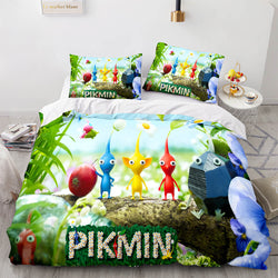 Pikmin Pattern Bedding Set Cosplay Quilt Covers (Online Order Only)
