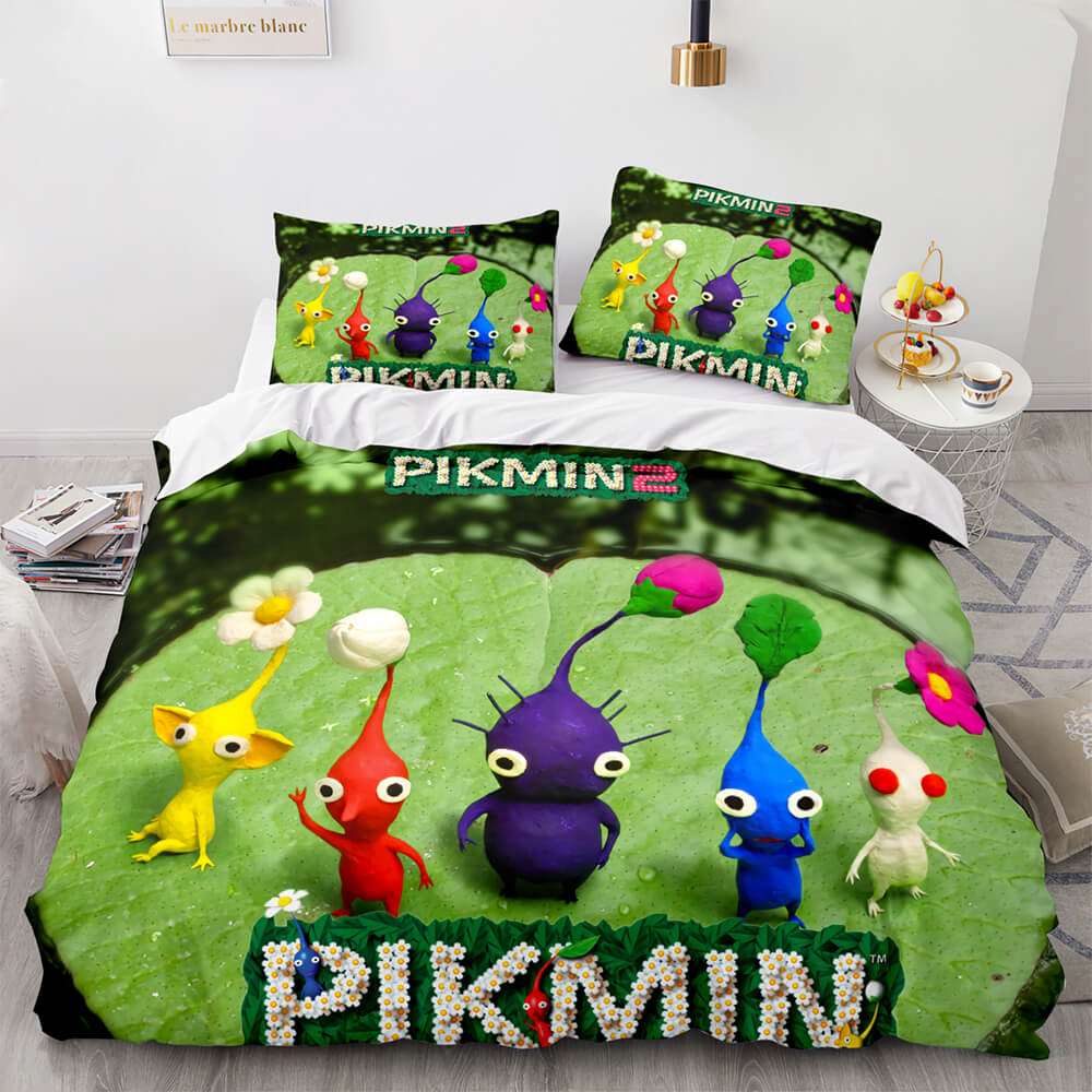 Pikmin Pattern Bedding Set Cosplay Quilt Covers (Online Order Only)
