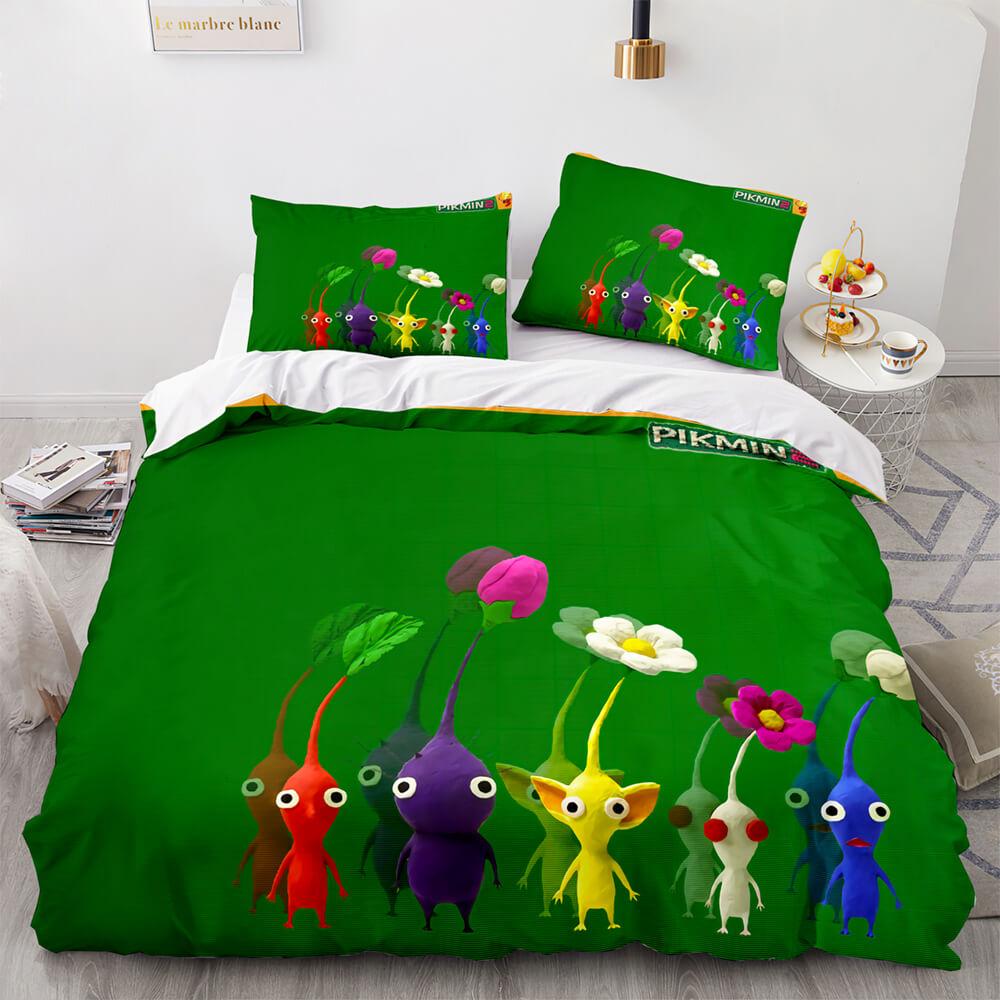 Pikmin Bedding Set Duvet Cover Bed Sets (Online Order Only)