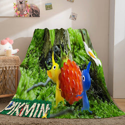 Pikmin Soft Flannel Fleece Throw Blanket (Online Order Only)