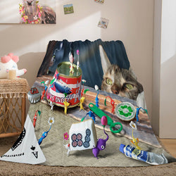 Pikmin Soft Flannel Fleece Throw Blanket (Online Order Only)