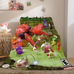 Pikmin Flannel Fleece Blanket (Online Order Only)