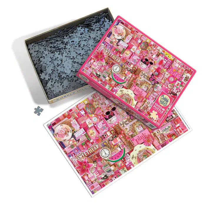 Pink 1000 Piece Jigsaw Puzzle Cobble Hill (ONLINE ORDER ONLY)