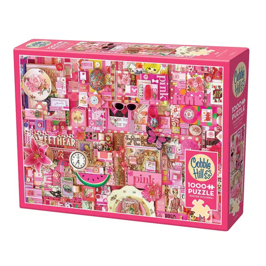 Pink 1000 Piece Jigsaw Puzzle Cobble Hill (ONLINE ORDER ONLY)
