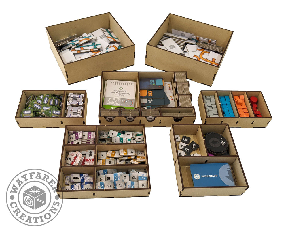 Pipeline Board Game Organizer Insert (ONLINE ORDER ONLY)