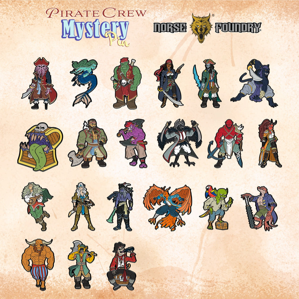 Pirate Crew - Mystery Pin (ONLINE ORDER ONLY)
