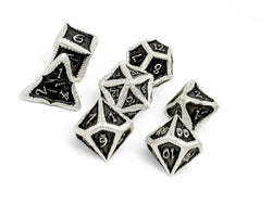 Pirate Dice - Blackbeard 7 Piece RPG set Alloy Metal Dice (ONLINE ORDER ONLY)