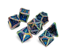 Pirate Dice - Rogue Wave 7 Piece RPG set Alloy Metal Dice (ONLINE ORDER ONLY)