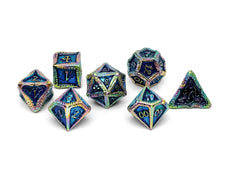 Pirate Dice - Rogue Wave 7 Piece RPG set Alloy Metal Dice (ONLINE ORDER ONLY)