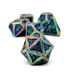 Pirate Dice - Rogue Wave 7 Piece RPG set Alloy Metal Dice (ONLINE ORDER ONLY)