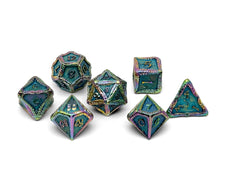 Pirate Dice - Secret Stash 7 Piece RPG set Alloy Metal Dice (ONLINE ORDER ONLY)