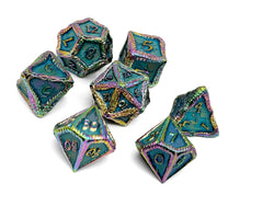 Pirate Dice - Secret Stash 7 Piece RPG set Alloy Metal Dice (ONLINE ORDER ONLY)