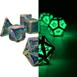 Pirate Dice - Secret Stash 7 Piece RPG set Alloy Metal Dice (ONLINE ORDER ONLY)