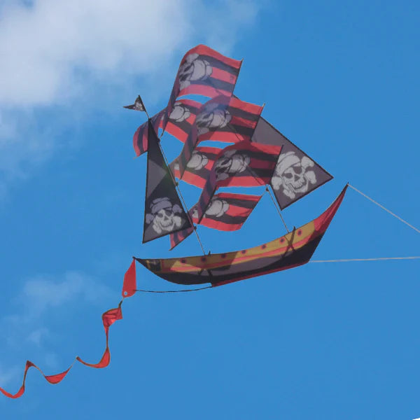38 Inch tall SuperSize 3D PirateShip Nylon Kite (ONLINE ORDER ONLY)