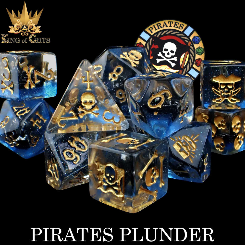 Pirates Plunder - 11 Dice Set (Online Order Only)