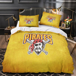 Pittsburgh Pirates Bedding Set Quilt Cover Without Filler (Online Order Only)