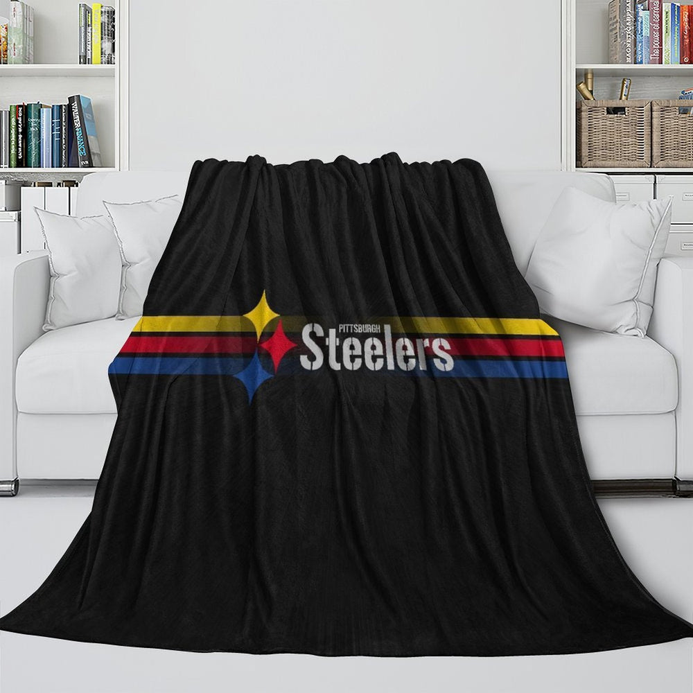 Pittsburgh Steelers Blanket Flannel Fleece Throw Room Decoration