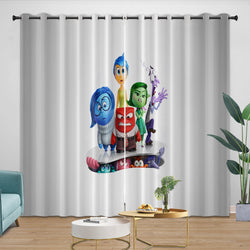 Pixar's Inside Out 2 Curtains Blackout Window Drapes Room Decoration (Online Order Only)
