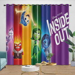 Pixar's Inside Out 2 Curtains Blackout Window Drapes Room Decoration (Online Order Only)