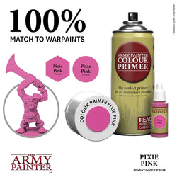 Army Painter Colour Primer: Pixie Pink (ONLINE ORDER ONLY)