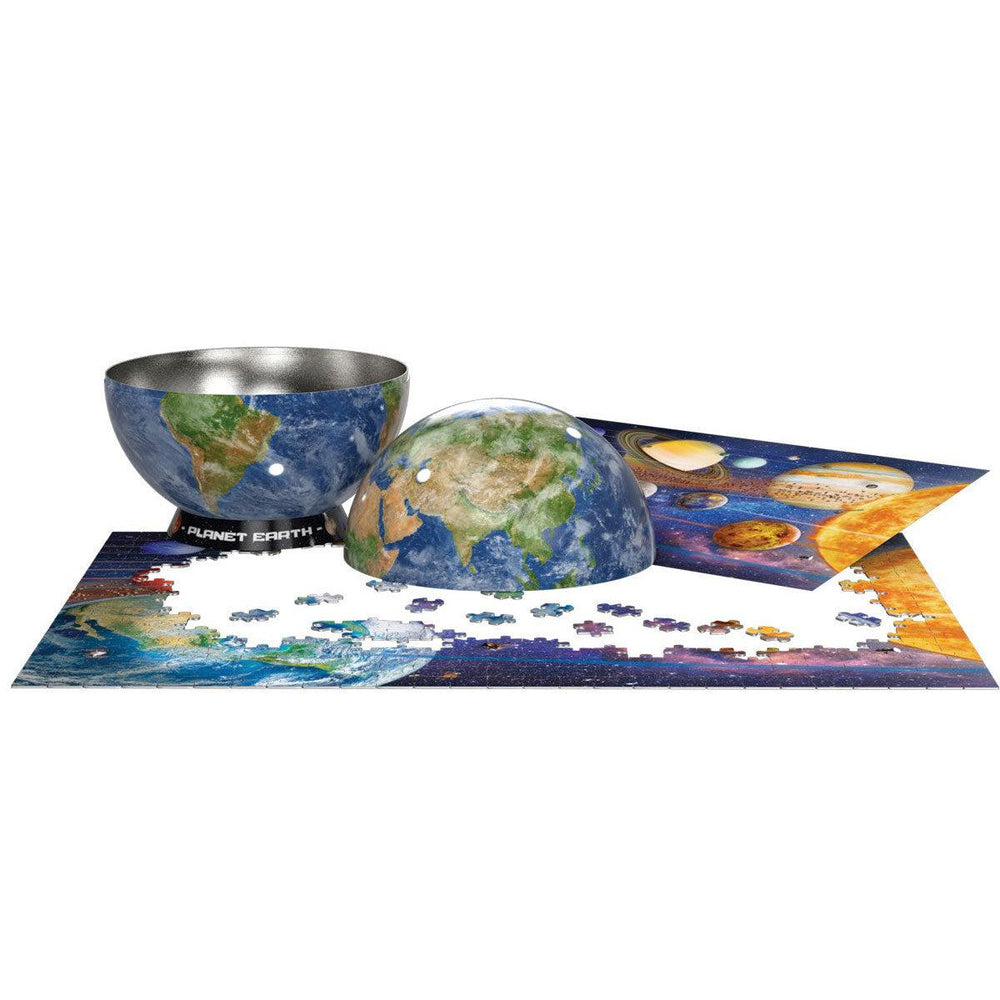 Planet Earth 550 Piece Jigsaw Puzzle in Tin Eurographics (ONLINE ORDER ONLY)