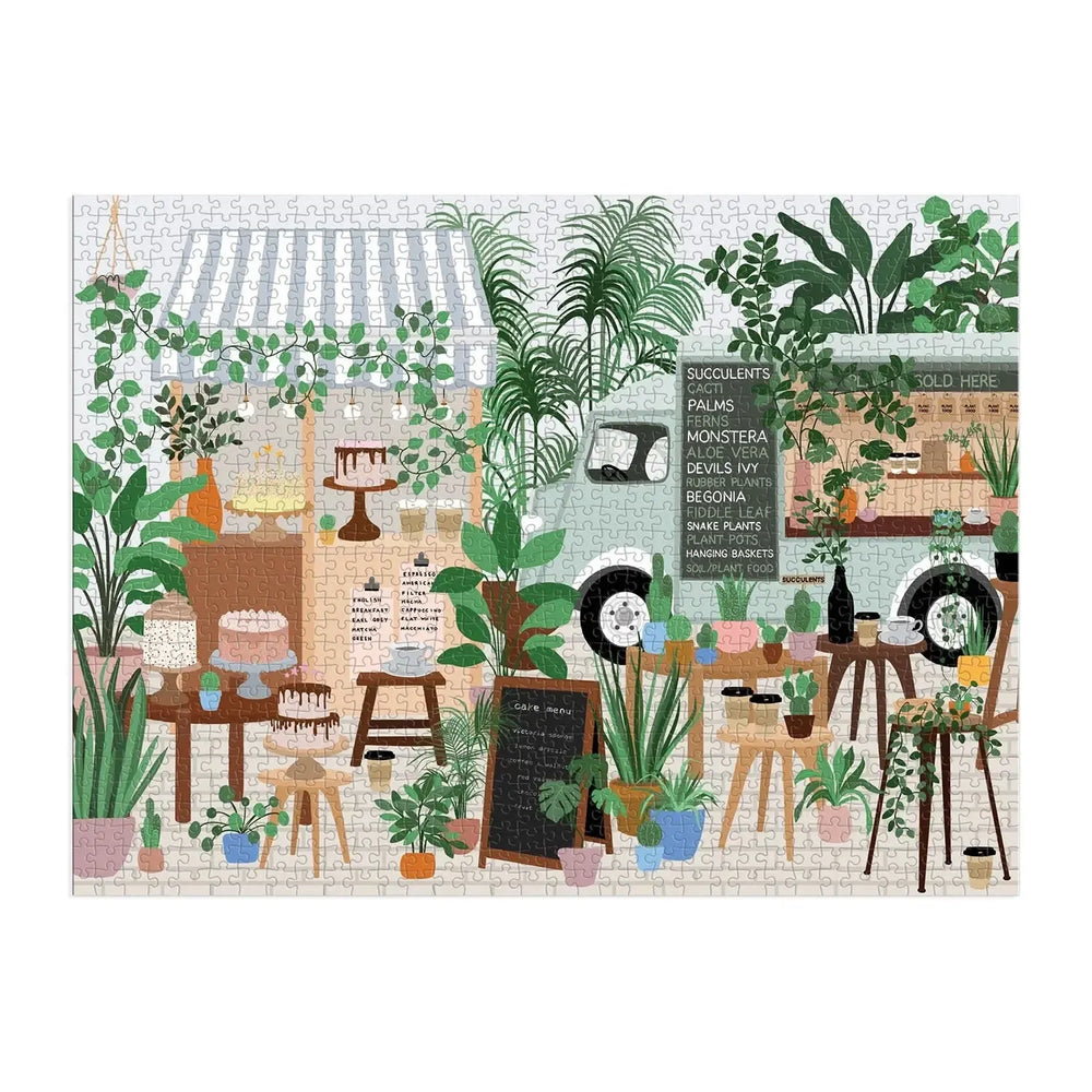 Plant Cafe 1000 Piece Jigsaw Puzzle Galison (ONLINE ORDER ONLY)