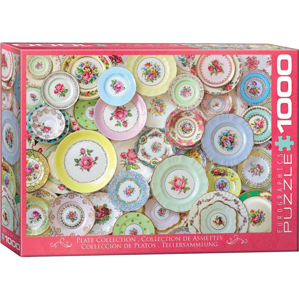 Plate Collection 1000 Piece Jigsaw Puzzle Eurographics (ONLINE ORDER ONLY)