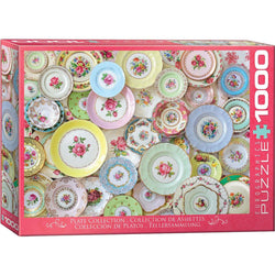 Plate Collection 1000 Piece Jigsaw Puzzle Eurographics (ONLINE ORDER ONLY)