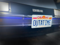 Back to the Future OUTATIME License Plate Replica (ONLINE ORDER ONLY)