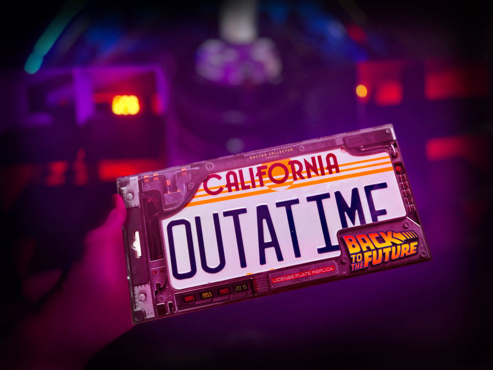 Back to the Future OUTATIME License Plate Replica (ONLINE ORDER ONLY)