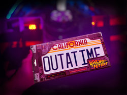 Back to the Future OUTATIME License Plate Replica (ONLINE ORDER ONLY)