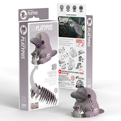 Platypus 3D Cardboard Model Kit Eugy (ONLINE ORDER ONLY)