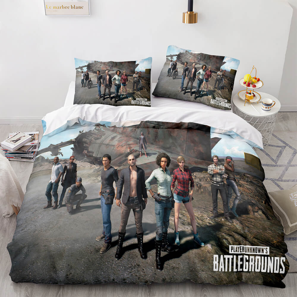 PlayerUnknown's Battlegrounds Cosplay Bedding Sets Quilt Covers Without Filler (Online Order Only)