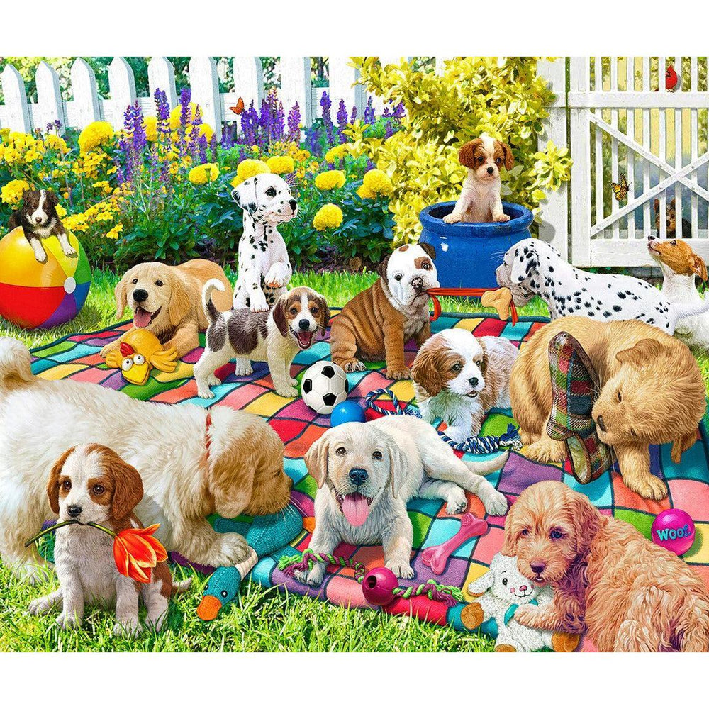 Playful Pups on Parade 1000 Piece Jigsaw Puzzle Springbok (ONLINE ORDER ONLY)