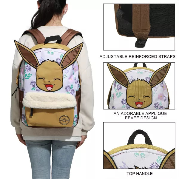 *Collective* Pokemon Eevee 17” Laptop Backpack (ONLINE ORDER ONLY)