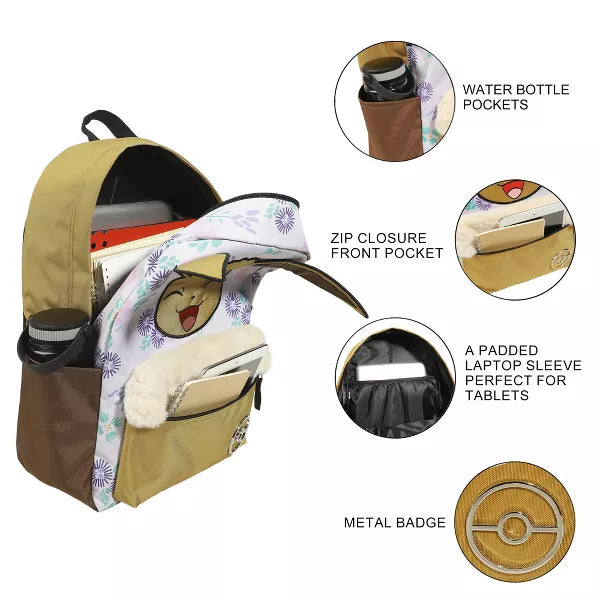 *Collective* Pokemon Eevee 17” Laptop Backpack (ONLINE ORDER ONLY)