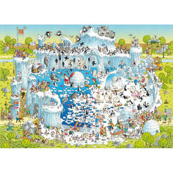 Polar Habitat Funky Zoo 1000 Piece Jigsaw Puzzle Heye