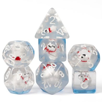 Polar Bear RPG Dice Set (ONLINE ORDER ONLY)