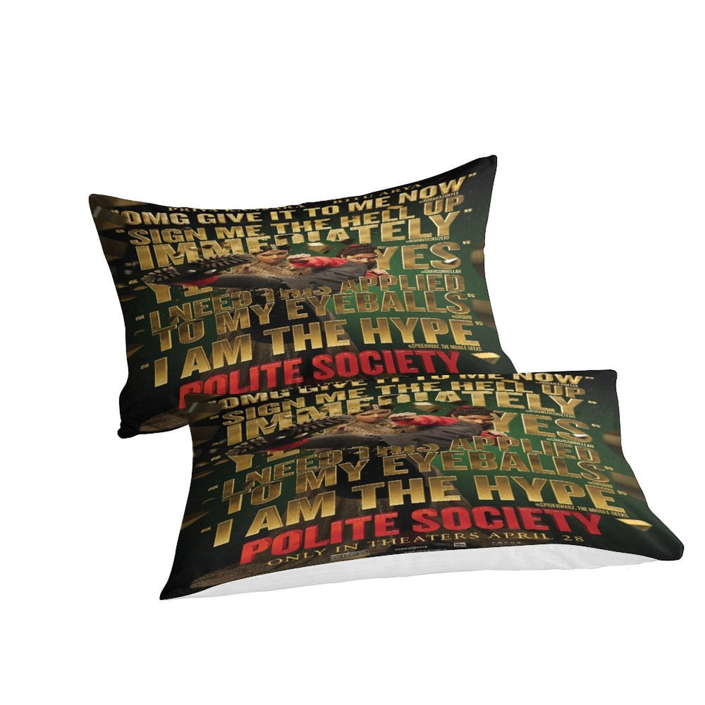 Polite Society Bedding Set Pattern Quilt Cover (Online Order Only)