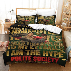 Polite Society Bedding Set Pattern Quilt Cover (Online Order Only)