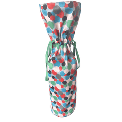 Large Reversible Reusable Fabric Wine Gift Bag | Polka Dots (ONLINE ORDER ONLY)