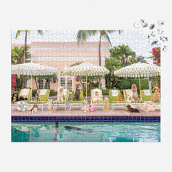 Pool Day Palm Beach 1000 Piece Jigsaw Puzzle Galison (ONLINE ORDER ONLY)