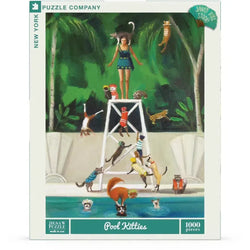 Pool Kitties 1000 Piece Jigsaw Puzzle NYPC (ONLINE ORDER ONLY)