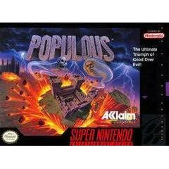 Populous - Super Nintendo - (LOOSE) (Online Order Only)
