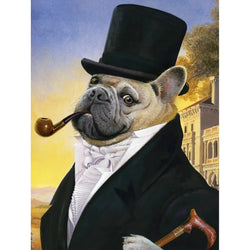 Posh Pug 500 Piece Jigsaw Puzzle NYPC (ONLINE ORDER ONLY)