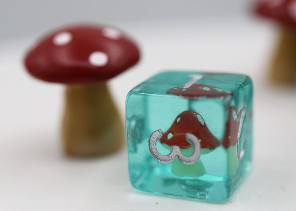 Power Up Mushroom RPG Dice Set (ONLINE ORDER ONLY)