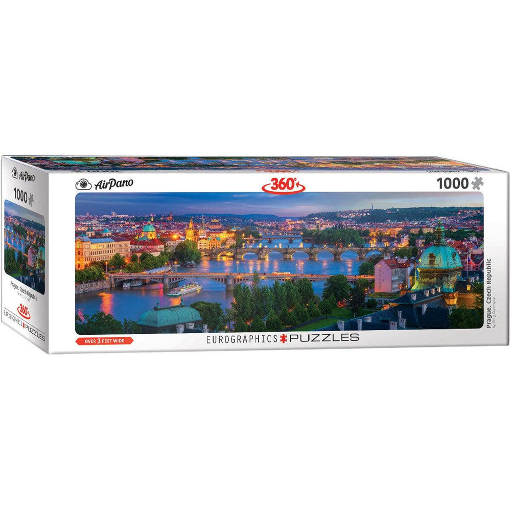 Prague, Czech Republic 1000 Piece Panoramic Jigsaw Puzzle Eurographics (ONLINE ORDER ONLY)