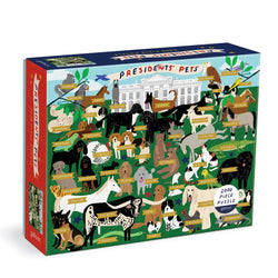 Presidents' Pets 2000 Piece Jigsaw Puzzle Galison (ONLINE ORDER ONLY)
