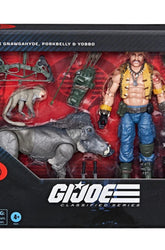 G.I. Joe Classified Series Dreadnok Gnawgahyde and pets Porkbelly & Yobbo 6-Inch Action Figure (Online Order Only)