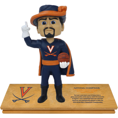 Virginia Cavaliers 2019 Men's Basketball Game Used Championship Court Bobblehead (Presale) (ONLINE ORDER ONLY)